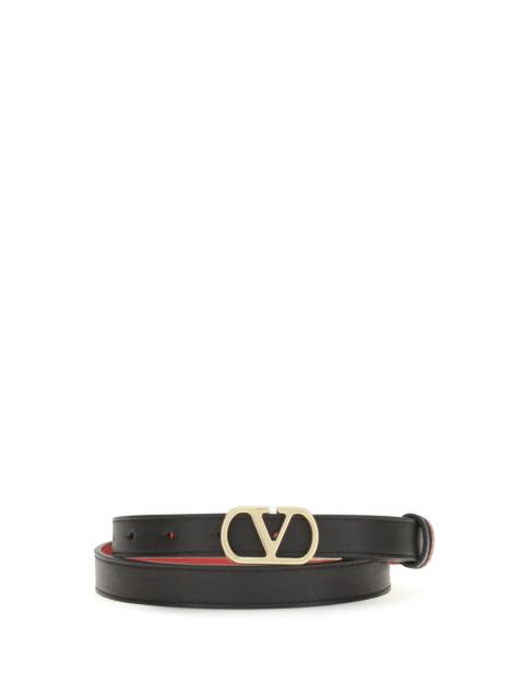 Valentino Valentino Garavani Reversible VLogo Signature Belt Nero/Rouge Pur
