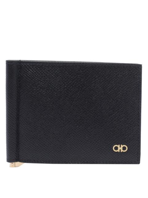 FERRAGAMO Ferragamo Men Gancini Wallet With Clip