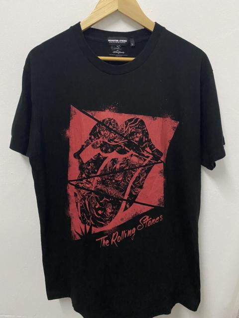Other Designers Anime × Band Tees × Japanese Brand - Monster Strike The Rolling Stones