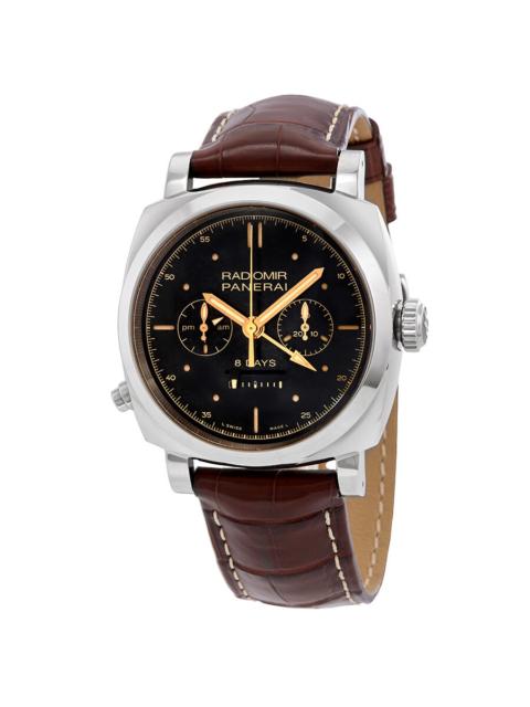 Panerai Pre-owned Panerai Radiomir 1940 GMT Chronograph Black Dial Men's Watch PAM00503