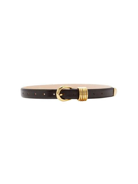 DÉHANCHE Hollyhock Leather Belt brown