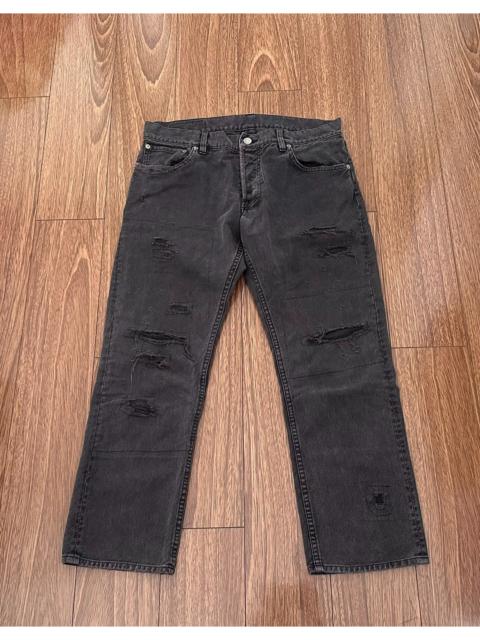 visvim VISVIM FLUXUS 10 SERGE CRASH Distressed Denim Jeans