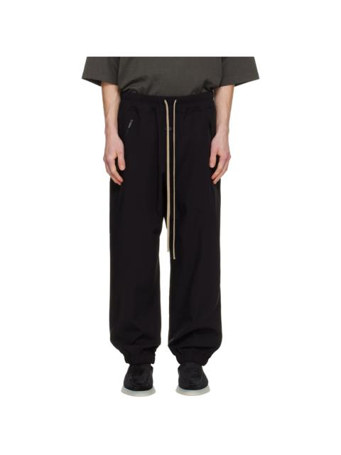 Fear of God Black Nylon Track Pants