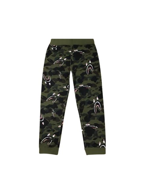 A BATHING APE® BAPE Shark 1st Camo Sweatpants 'Green'