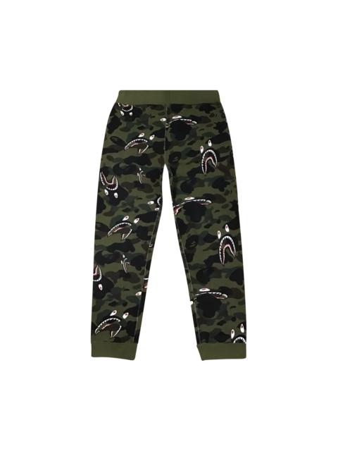 BAPE Shark 1st Camo Sweatpants 'Green'