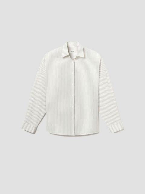 AGOLDE AUREL SHIRT IN GIBBS STRIPE