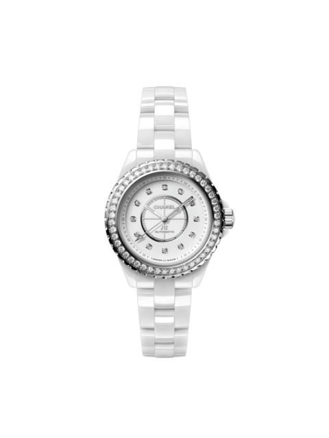 CHANEL J12 Diamond Bezel Watch Caliber 12.2, 33 MM