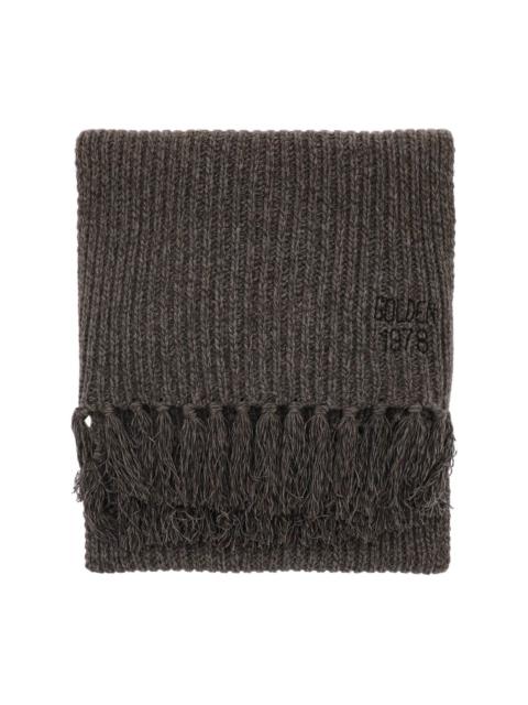 Golden Goose Journey Wool And Cashmere Scarf Men