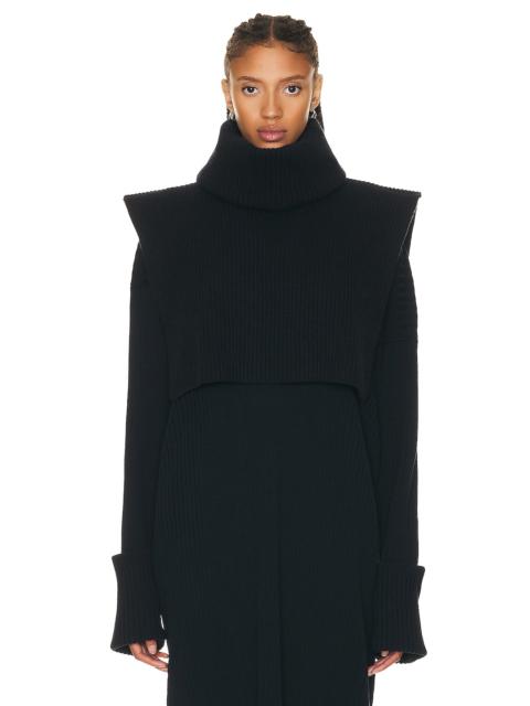 The Row Eppie Collar Poncho