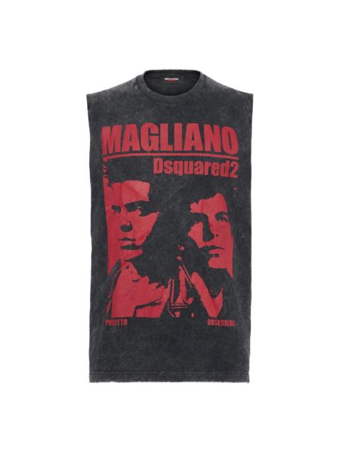 DSQUARED2 Dsquared2 Grey T-Shirts & Vests - Vests & Tanks Men