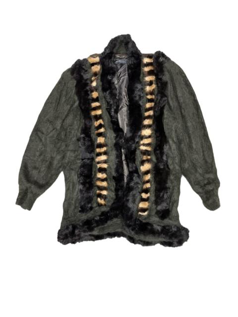 Other Designers Designer - CHRISTIAN GEORGES ANGORA FUR JACKET