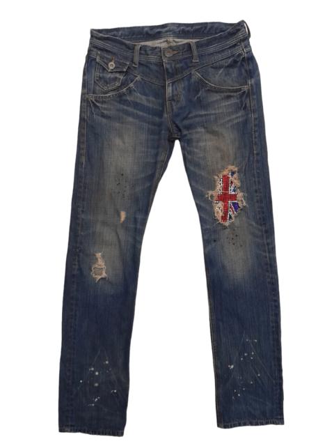 Other Designers Japanese Brand - RattleTrap Japan Distressed Denim (E520)