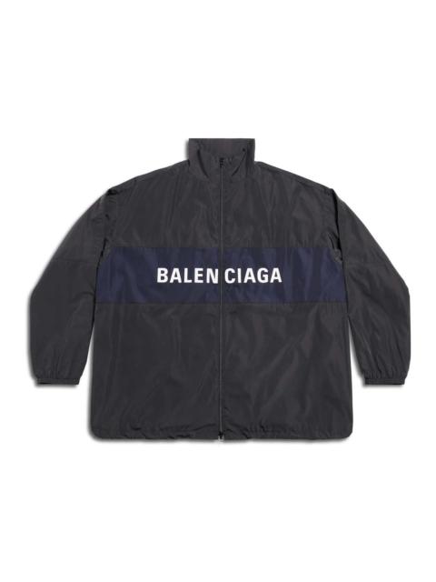 BALENCIAGA Balenciaga Logo Zip Up Jacket Black
