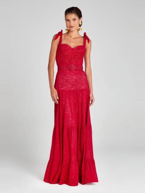 NADINE MERABI Miranda Red Dress