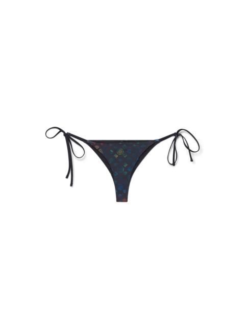 CASABLANCA Monogram String Bikini Bottom
