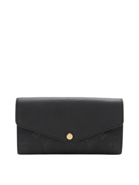 Louis Vuitton Louis Vuitton Black Empreinte Leather Sarah Wallet (Authentic Pre-Loved)