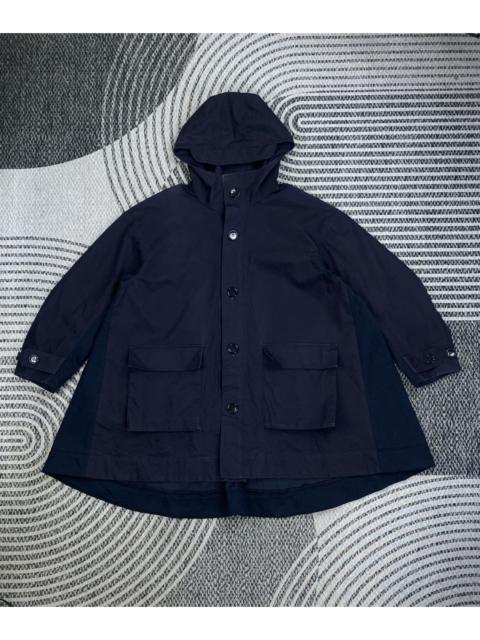 Other Designers Japanese Brand - Nagonstans Water Resistent Navy Color Hooded Parka Jacket