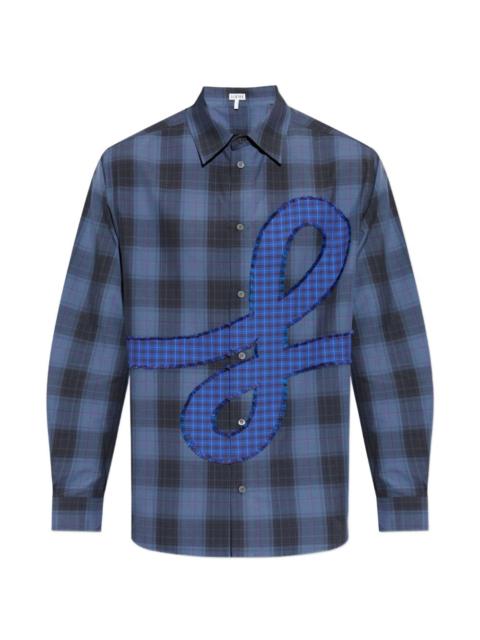 Loewe Loewe Men Checked Cotton Shirt