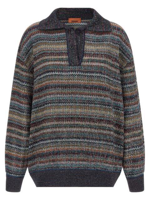 Missoni Missoni Women Lamé Yarn Polo Shirt