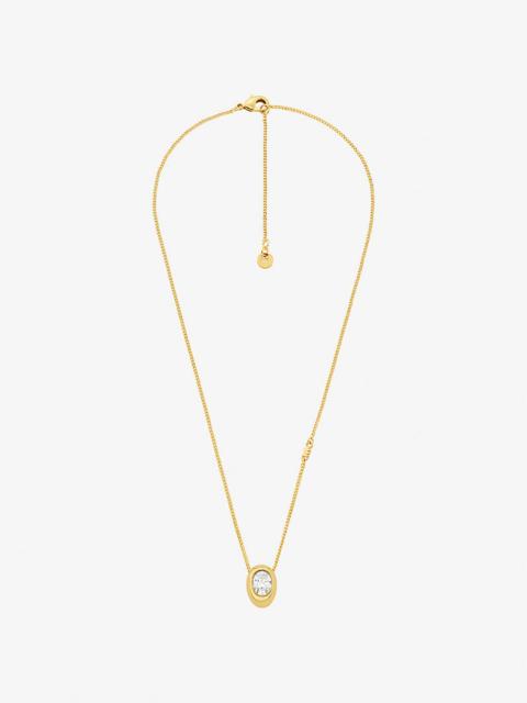 MICHAEL KORS Cubic Zirconia Pendant Necklace