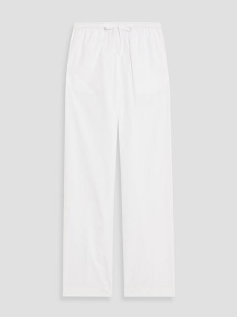 Loulou de Saison Sero cotton-poplin straight-leg pants