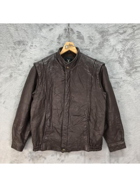 Other Designers Vintage - Vintage PLAYBOY Leather Jacket #4881-37