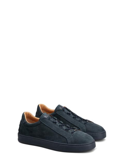 Tod's Cassetta Low Top Sneaker in Blu Denim Scuro at Nordstrom