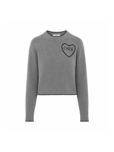 Chloé Chloe' Women Logo Heart Sweater