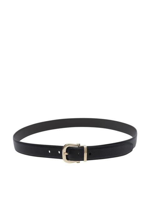 FERRAGAMO Ferragamo Men Adjustable Belt With Single Gancini Buckle