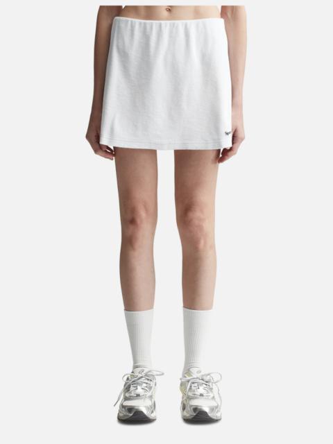 Sporty & Rich SERIF LOGO TERRY SKIRT