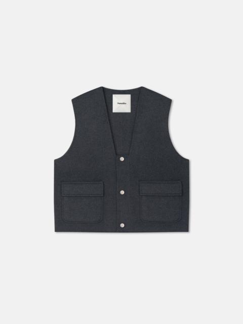 Nanushka Cropped Double Wool Vest