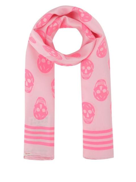 Alexander McQueen ALEXANDER MCQUEEN Printed Silk Foulard