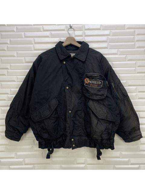 Other Designers Vintage Japanese Brand Faded Tactical Bomber Jacket