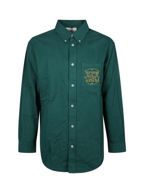 Drôle de Monsieur La Chemise Slogan Tresses