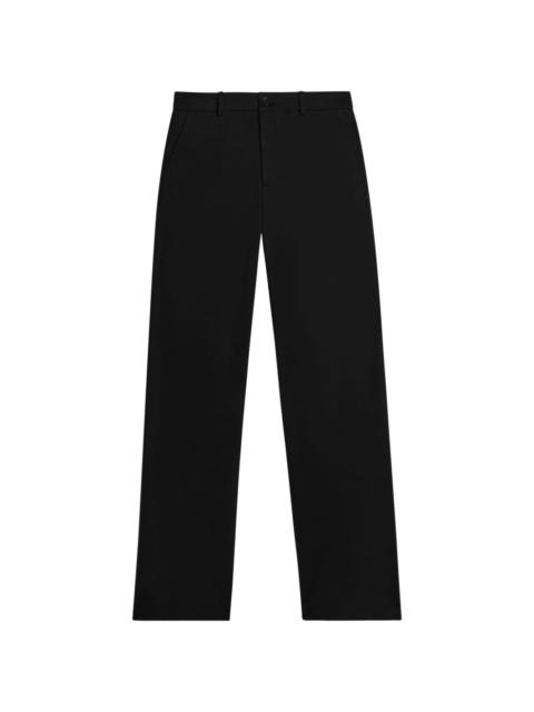 Serif relaxed-fit cotton trousers