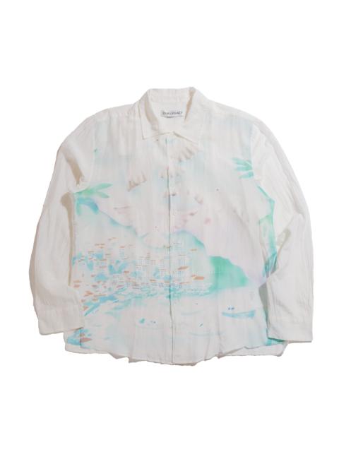 Our Legacy Adorn Shirt Sea View Print Cotton Silk