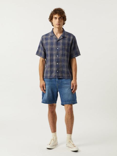 Corridor WAVY LINEN SS - NAVY