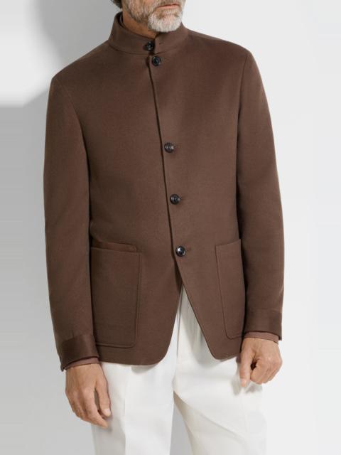 ZEGNA ZEGNA Oasi Cashmere Il Conte Jacket in Brown at Nordstrom