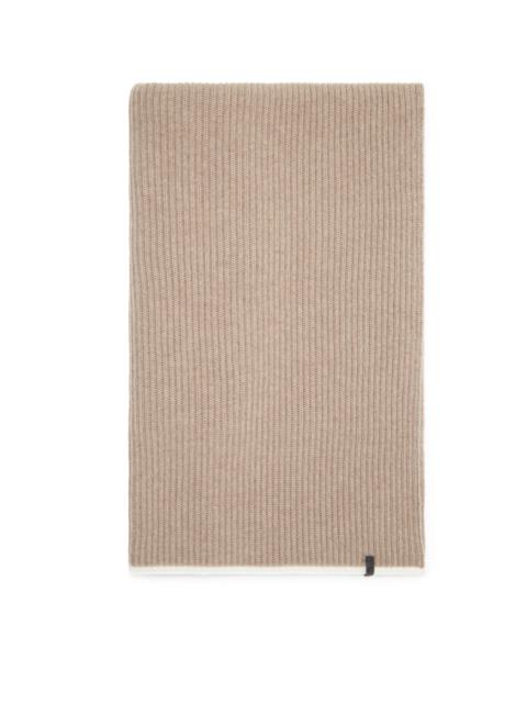 Brunello Cucinelli Brunello Cucinelli Knit scarf in Light Brown at Nordstrom