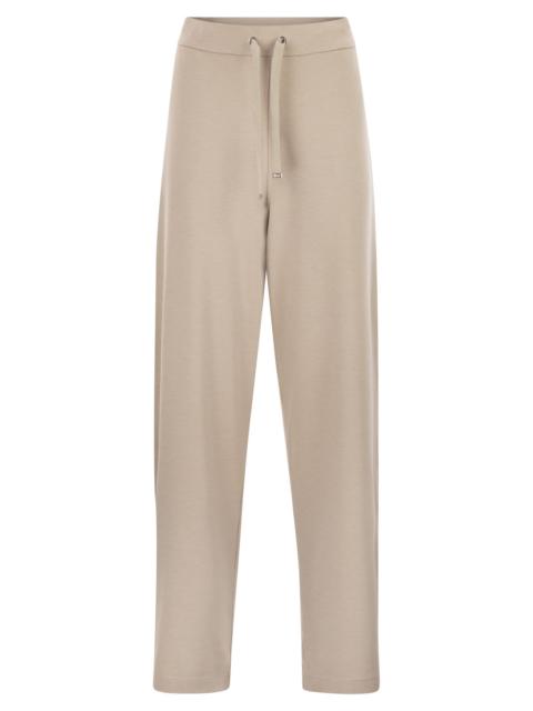Herno Herno Women Jogger Trousers In Viscose Blend