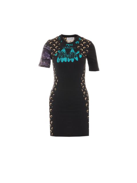Marine Serre Marine Serre Women Midi Printed Dress