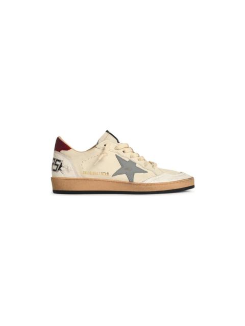 Golden Goose 'ball Star' White Leather Sneakers