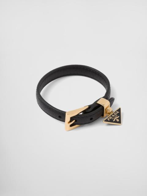 Prada Saffiano leather bracelet