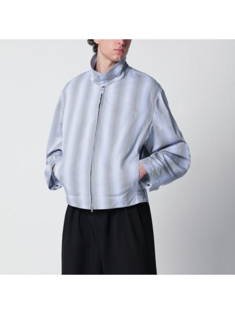 Dries Van Noten Dries Van Noten Textured Striped Zip Jacket Men