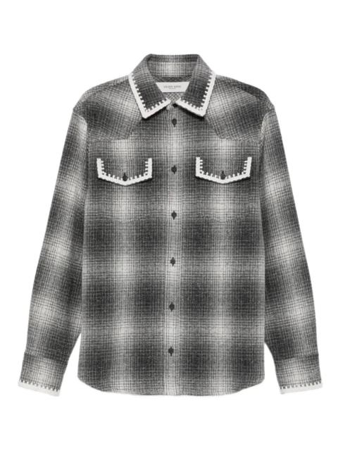 Golden Goose `Journey` Oversize Shirt With Designed `Yokes` Patch Pockets