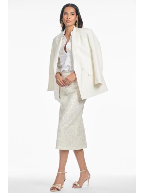 SACHIN & BABI NIKITA BLAZER - ALABASTER
