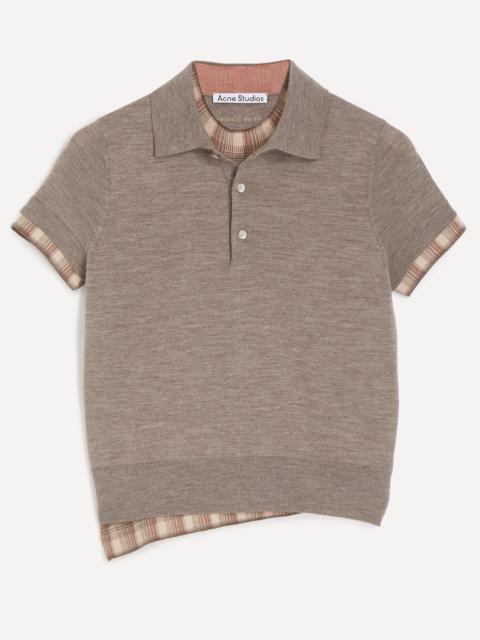 Acne Studios Layered Wool Polo
