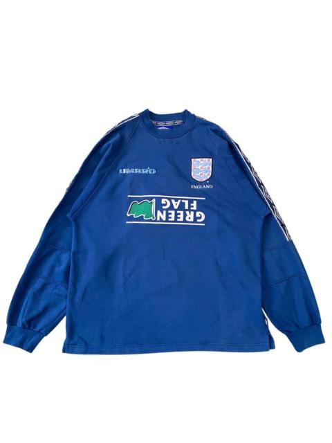 umbro Vintage 90s Umbro England Green Flag Sweatshirt