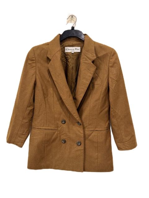 Dior Christian Dior Sports Brown Double Breasted Vintage Blazer