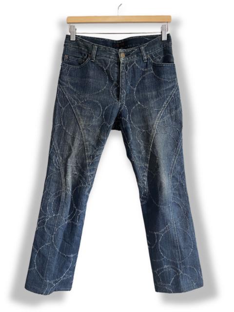 Other Designers Sashiko Cendree Pattern Denim Jeans Designer